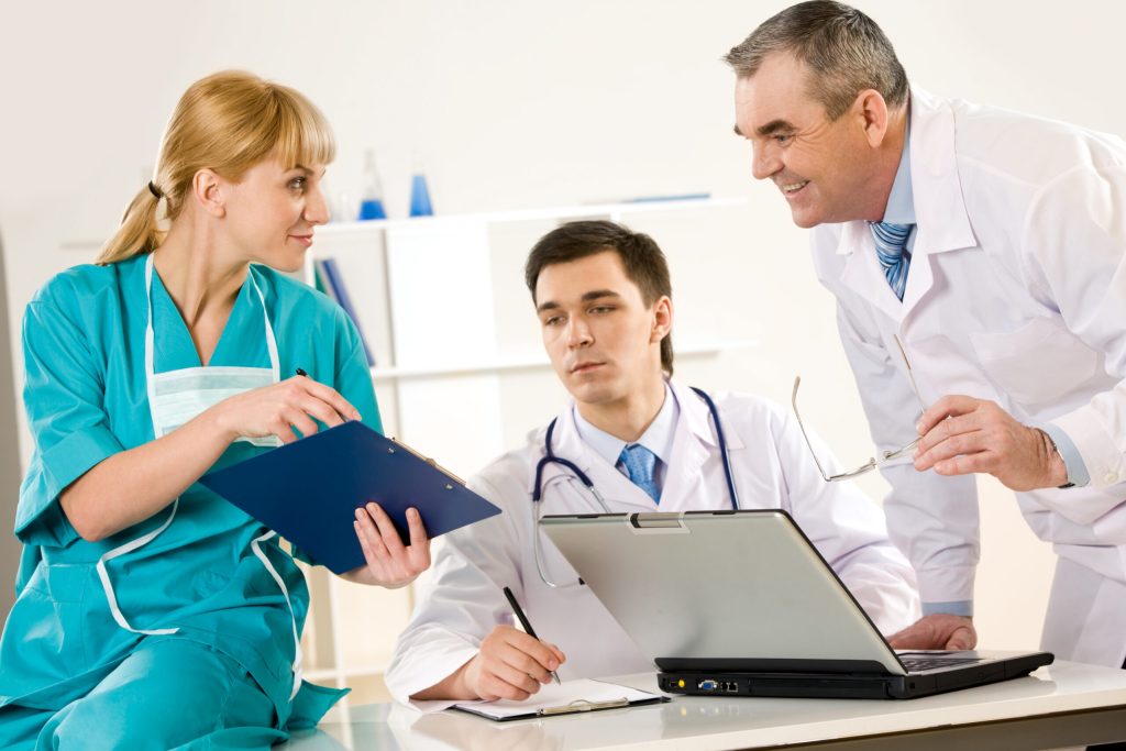 Discussing ideas for improved patient safety